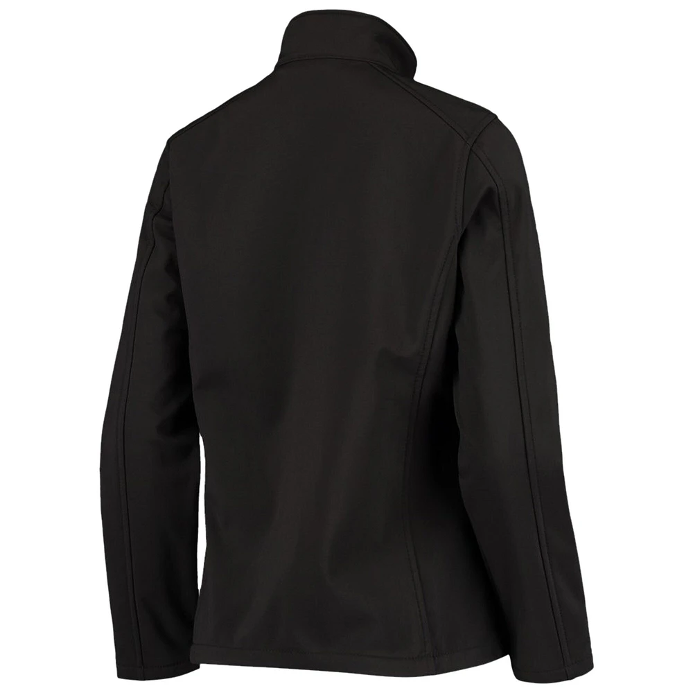 Veste Sonoma Softshell à fermeture éclair intégrale des Panthers de la Caroline noires pour femme