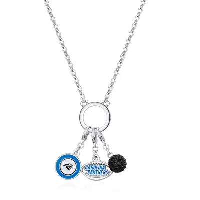 Carolina Panthers Women's Three-Charm Necklace