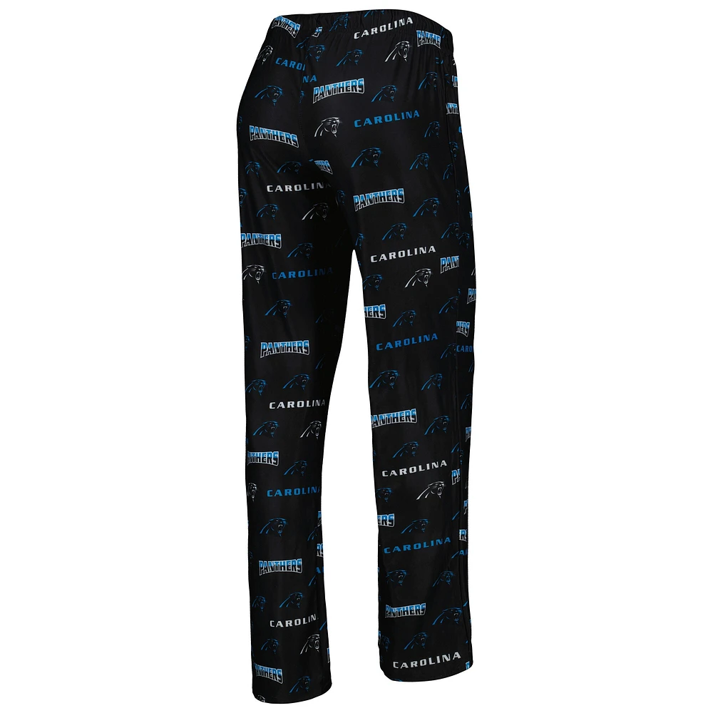 Concepts Sport Black Carolina Panthers Breakthrough Pantalon en tricot pour femme