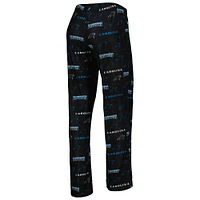 Women's Concepts Sport Black Carolina Panthers Breakthrough Knit Pants