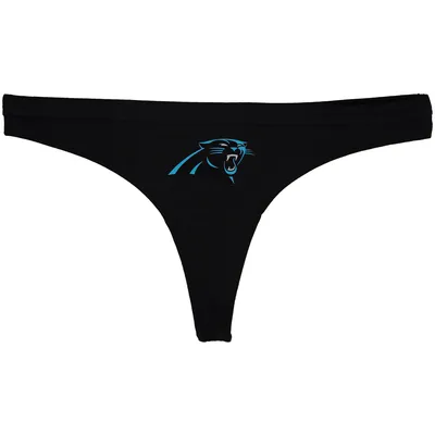 Carolina Panthers Concepts Sport Women's Solid Logo Thong - Black