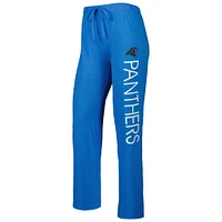 Concepts Sport Blue/Black Carolina Panthers Muscle Débardeur et pantalon Ensemble de nuit