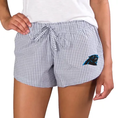Carolina Panthers Concepts Sport Women's Tradition Woven Shorts - Gray