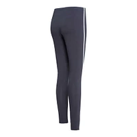 Ensemble haut à manches courtes et leggings Concepts Sport blanc/anthracite Carolina Panthers Sonata pour femme
