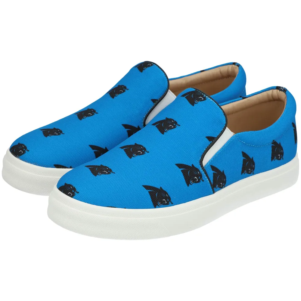 Lids Carolina Panthers Cuce Women's Allover Print Slip-On Shoe - Blue