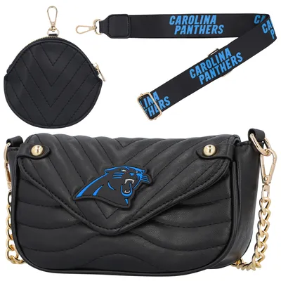 Carolina Panthers Cuce Women's Vegan Leather Strap Bag