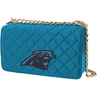 Sac de couleur de l'équipe Cuce Carolina Panthers en velours pour femmes