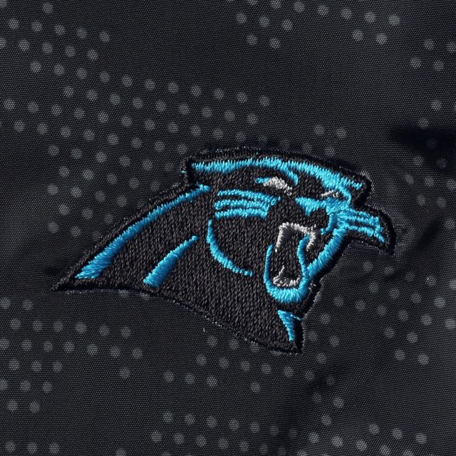 Débardeur femme Cutter & Buck noir Carolina Panthers Swish 1/2-Zip