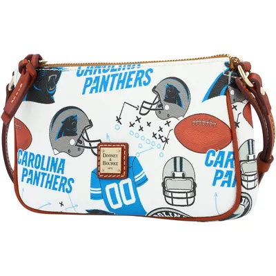 Carolina Panthers Dooney & Bourke Women's Gameday Lexi Crossbody with Small Coin Case