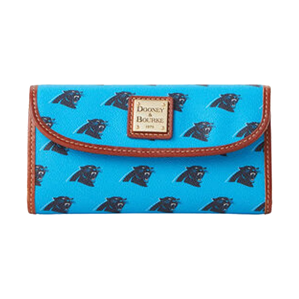 Women's Dooney & Bourke Carolina Panthers Team Color Continental Clutch