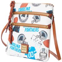 Women's Dooney & Bourke Carolina Panthers Triple-Zip Crossbody Bag