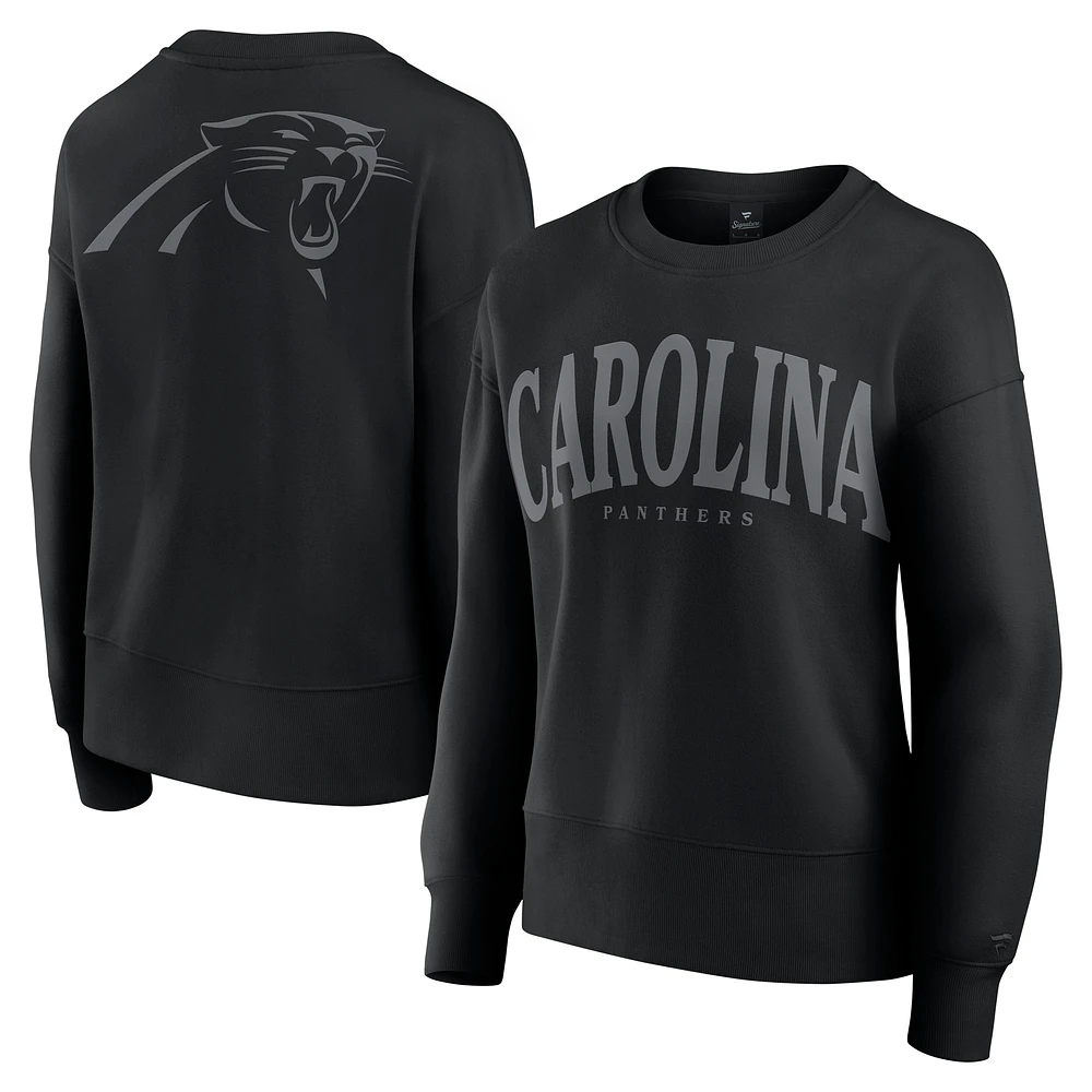 Sweat-shirt à capuche noir Fanatics pour femme Carolina Panthers Elements