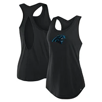 Débardeur Iron Fan des Carolina Panthers pour femmes Fanatics Black
