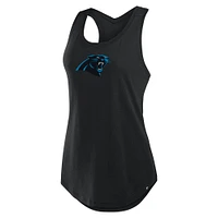 Débardeur Iron Fan des Carolina Panthers pour femmes Fanatics Black