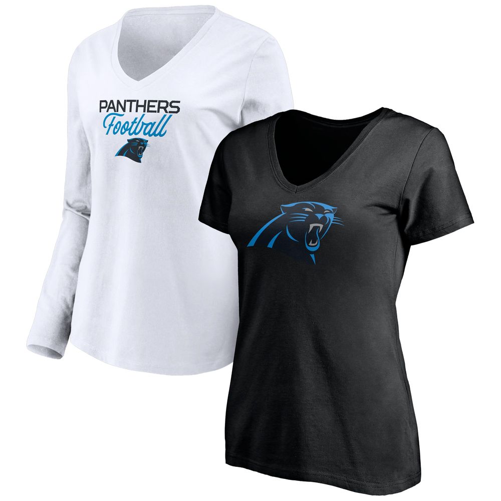 Women's Fanatics Branded Black Carolina Panthers Plus Size