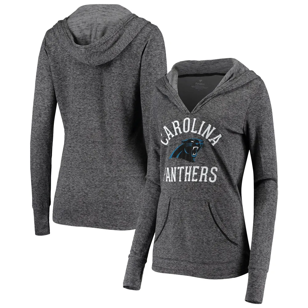 Lids Carolina Panthers Fanatics Branded Women's Doubleface Slub Pullover  Hoodie - Black