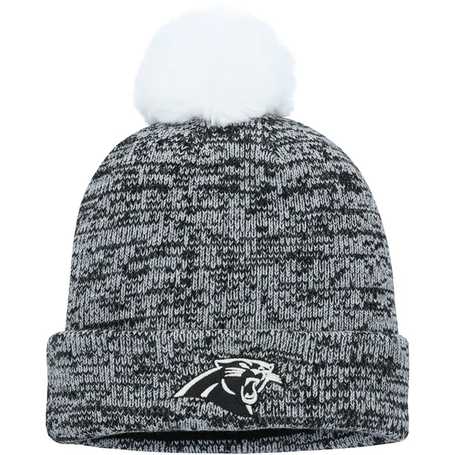 Fanatics Branded Heather Gray Carolina Panthers Cuffed Knit Hat with Pom