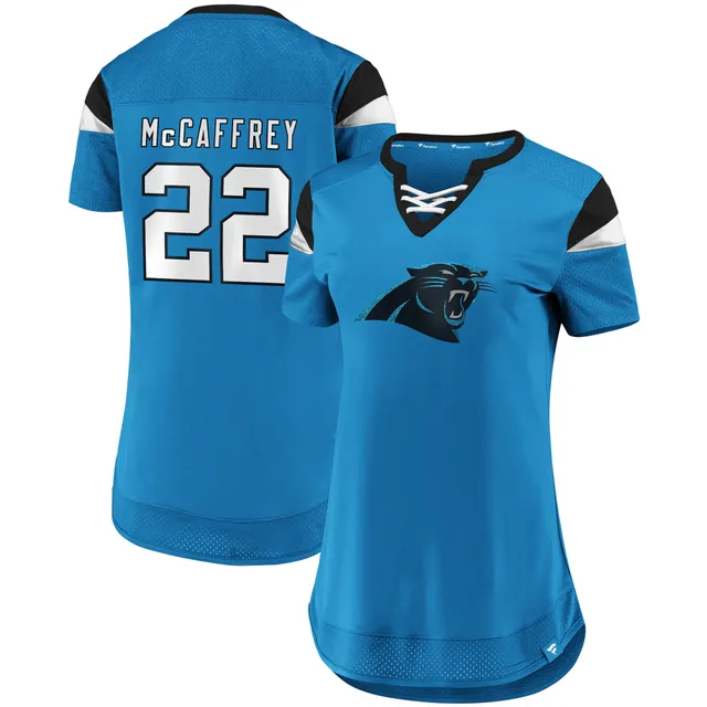 Carolina Panthers Christian McCaffrey jersey XL W/tags mens blue