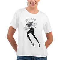 T-shirt blanc G-III 4Her par Carl Banks pour femmes des Panthers Play The Ball