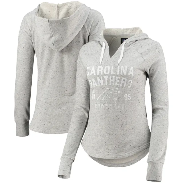 Women's G-III 4Her by Carl Banks Black Carolina Panthers Extra Inning Pullover Hoodie