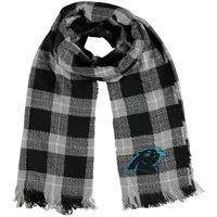 Carolina Panthers Little Earth Women's Plaid Blanket Scarf