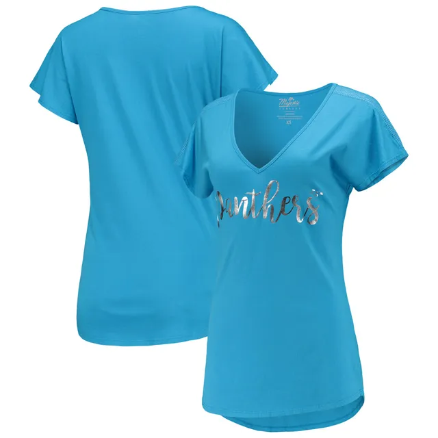 Lids Carolina Panthers Nike Women's Fashion Performance T-Shirt - Blue