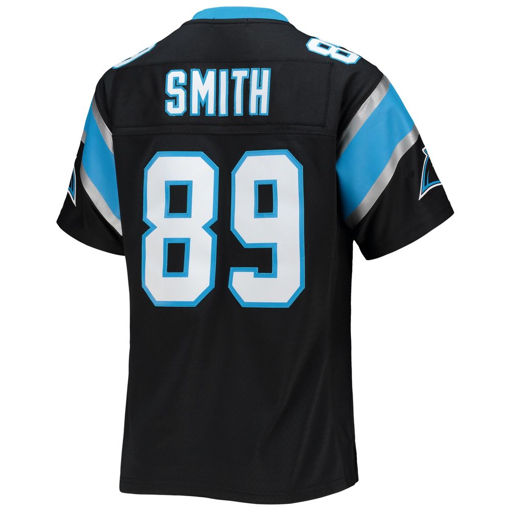 Women's Mitchell & Ness Steve Smith Black Carolina Panthers Legacy Replica Player Jersey