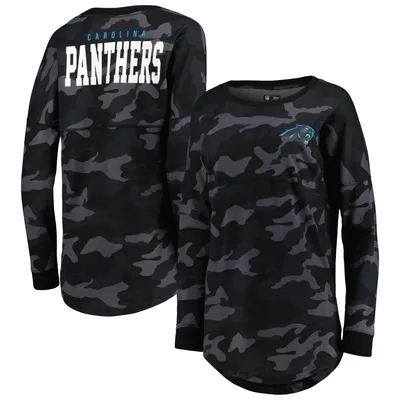 Lids Philadelphia Eagles New Era Women's Camo Long Sleeve T-Shirt - Black