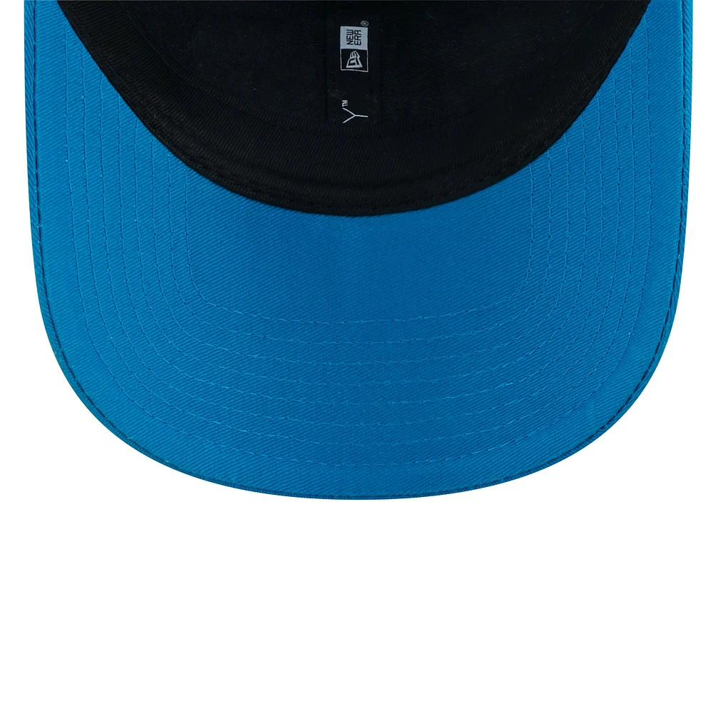 Casquette Snapback 9FORTY Team Trucker des Panthers de la Caroline bleue New Era pour femme