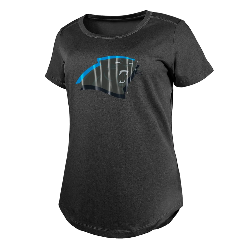 T-shirt New Era Charcoal Carolina Panthers 2024 NFL Draft pour femme