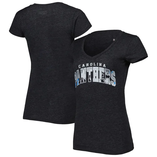 Carolina Panthers New Era Women's Tie-Dye Long Sleeve T-Shirt - Black