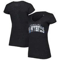 New Era Women's New Era Black Carolina Panthers Camo Long Sleeve T-Shirt