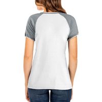 New Era / Women's Carolina Panthers Established V-Neck White T