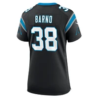 Maillot de match Nike Amaré Barno noir pour femme des Carolina Panthers