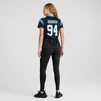 Maillot de match Nike A'Shawn Robinson pour femme, noir, Carolina Panthers