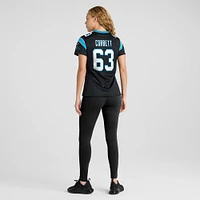 Maillot de match l'équipe Nike Austin Corbett noir des Panthers la Caroline pour femme