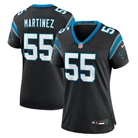 Maillot de match Nike Blake Martinez noir des Panthers la Caroline pour femme