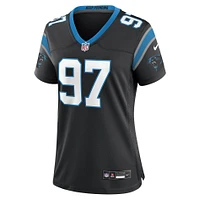 Women's Nike Bobby Brown  Black Carolina Panthers Team Game Jersey