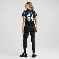 Maillot de match Nike Brett Toth pour femme, noir, Carolina Panthers