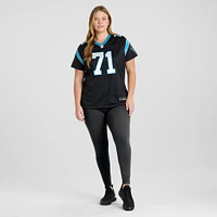 Maillot de match Nike Chris Wormley des Panthers la Caroline noir pour femme