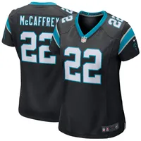 Youth Nike Christian McCaffrey Silver Carolina Panthers Inverted