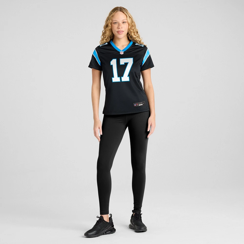 Maillot de match Nike DJ Chark Jr. pour femme, noir, Carolina Panthers