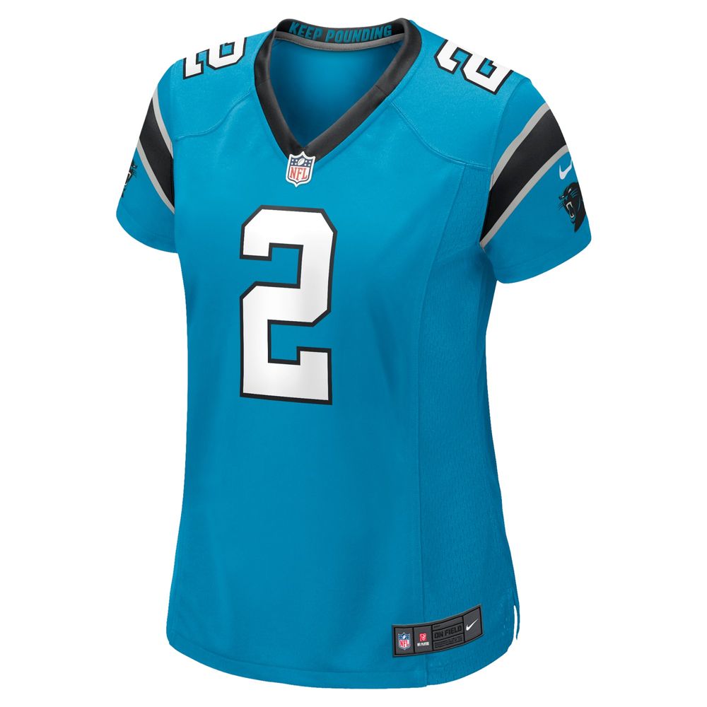 Women's Nike D.J. Moore Blue Carolina Panthers Game Jersey