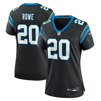 Maillot de match l'équipe Nike Eric Rowe des Panthers la Caroline noir pour femme