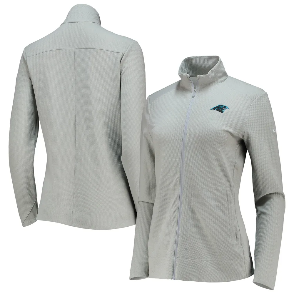 Nike Golf Women's Nike Golf Gray Carolina Panthers Logo Full-Zip