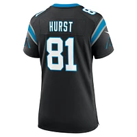 Women's Nike Hayden Hurst Black Carolina Panthers Game Player Jersey