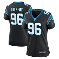 Maillot de match Nike Jaden Crumedy pour femme, noir, Carolina Panthers