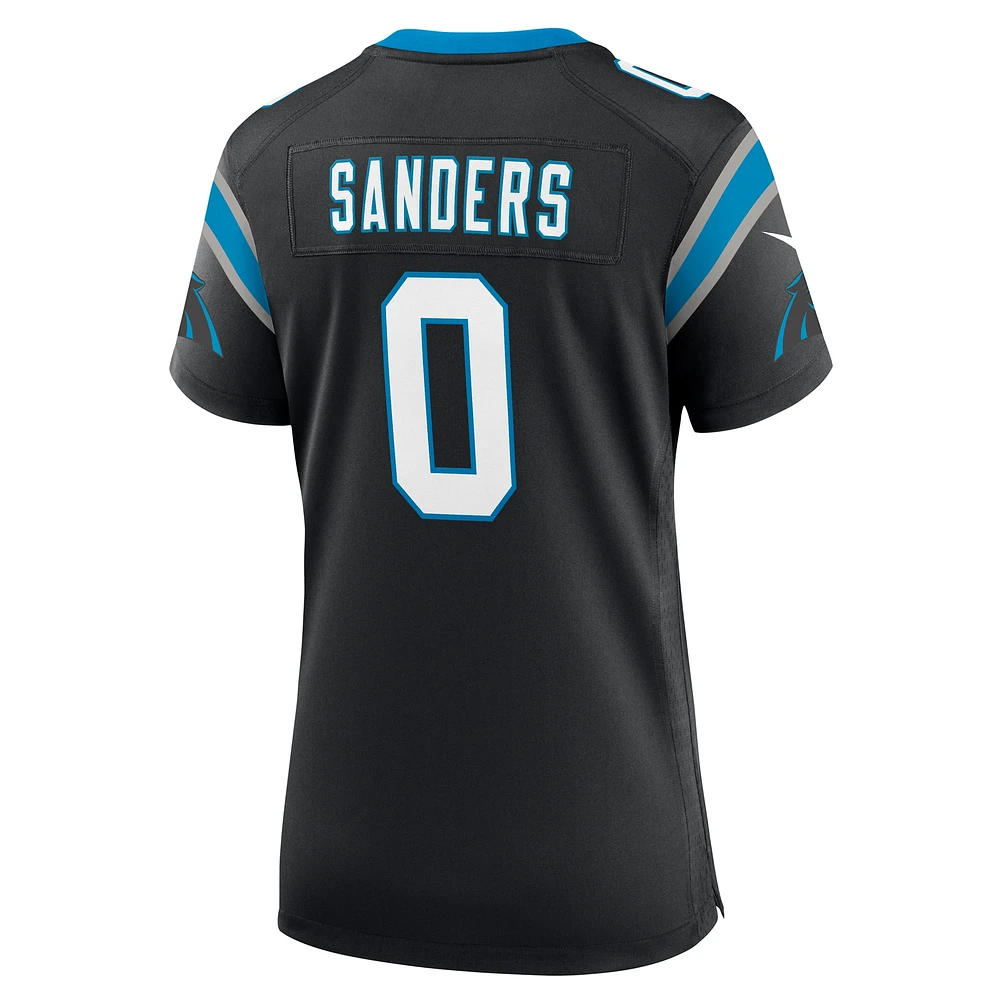 Maillot de match Nike Ja'Tavion Sanders pour femme, noir, Carolina Panthers