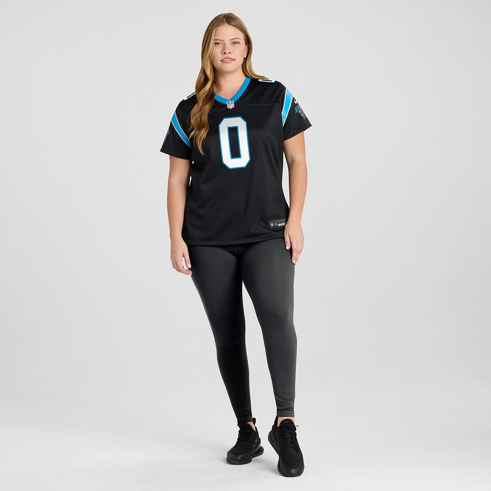 Maillot de match Nike Ja'Tavion Sanders pour femme, noir, Carolina Panthers