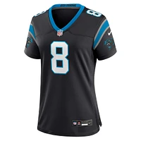 Maillot de joueur Nike Jaycee Horn noir Carolina Panthers pour femme